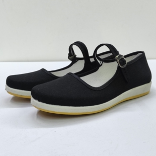 【红叶佳】酒店工作鞋布面软底防滑客房部工作鞋礼仪黑布鞋老奶奶