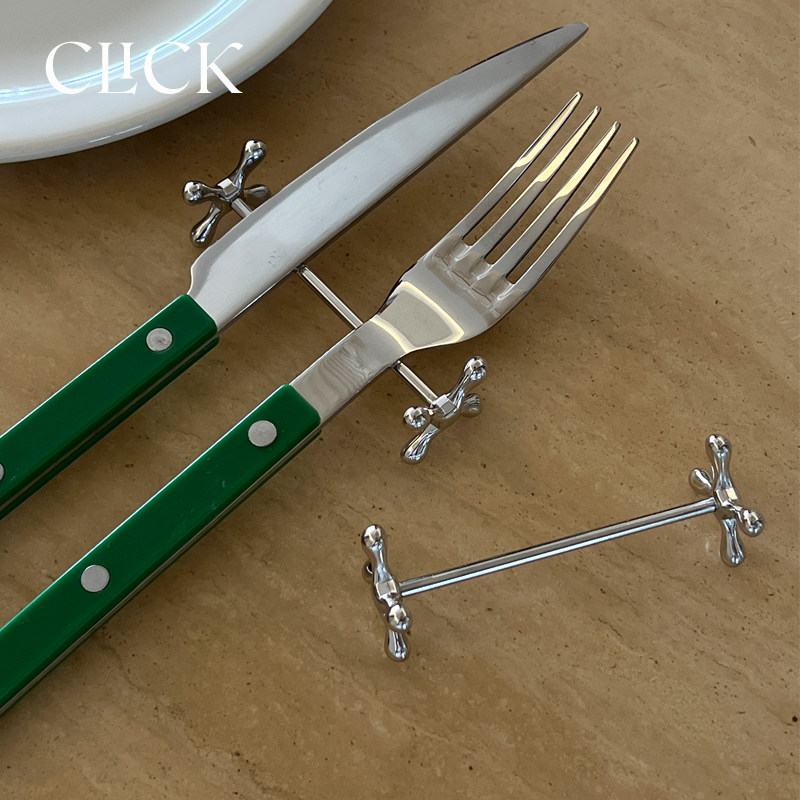 ins风不锈钢筷子餐具架