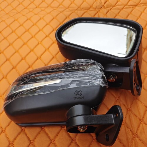 海宝金彭飞鸽五羊宗申电动四轮轿车反光后视镜倒车镜三孔配件配套