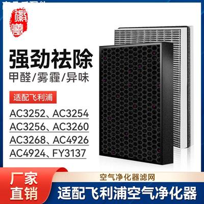 FY3137适配飞利浦空气净化器过滤网AC3256/3252/3254/3260/32耗材