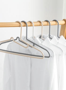 家用鹅型塑料衣架成人衣柜防滑晾衣架白色衣撑干湿两用无痕衣架