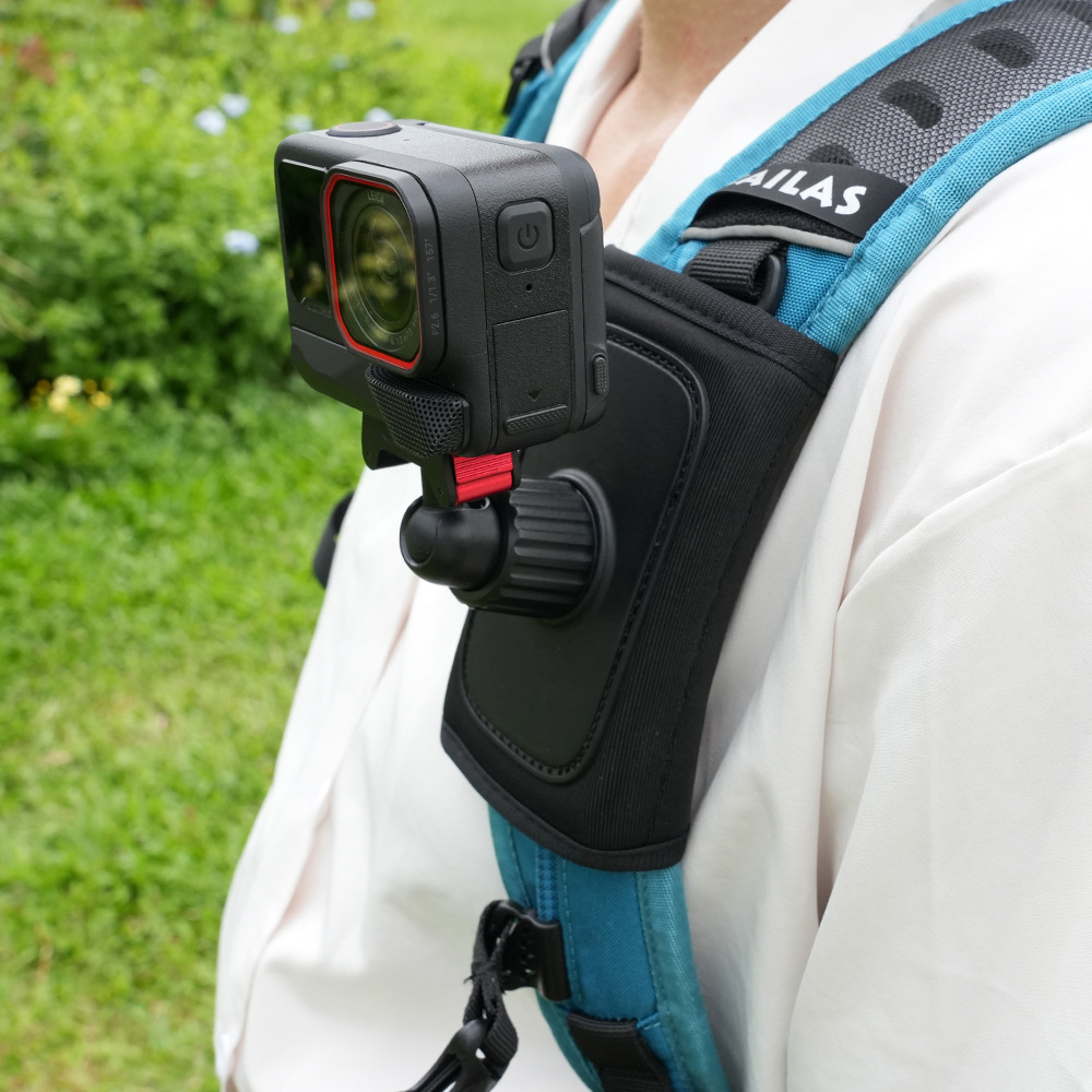 适用于insta360X5ACE PRO运动相机背包夹磁吸快拆支架户外固定架