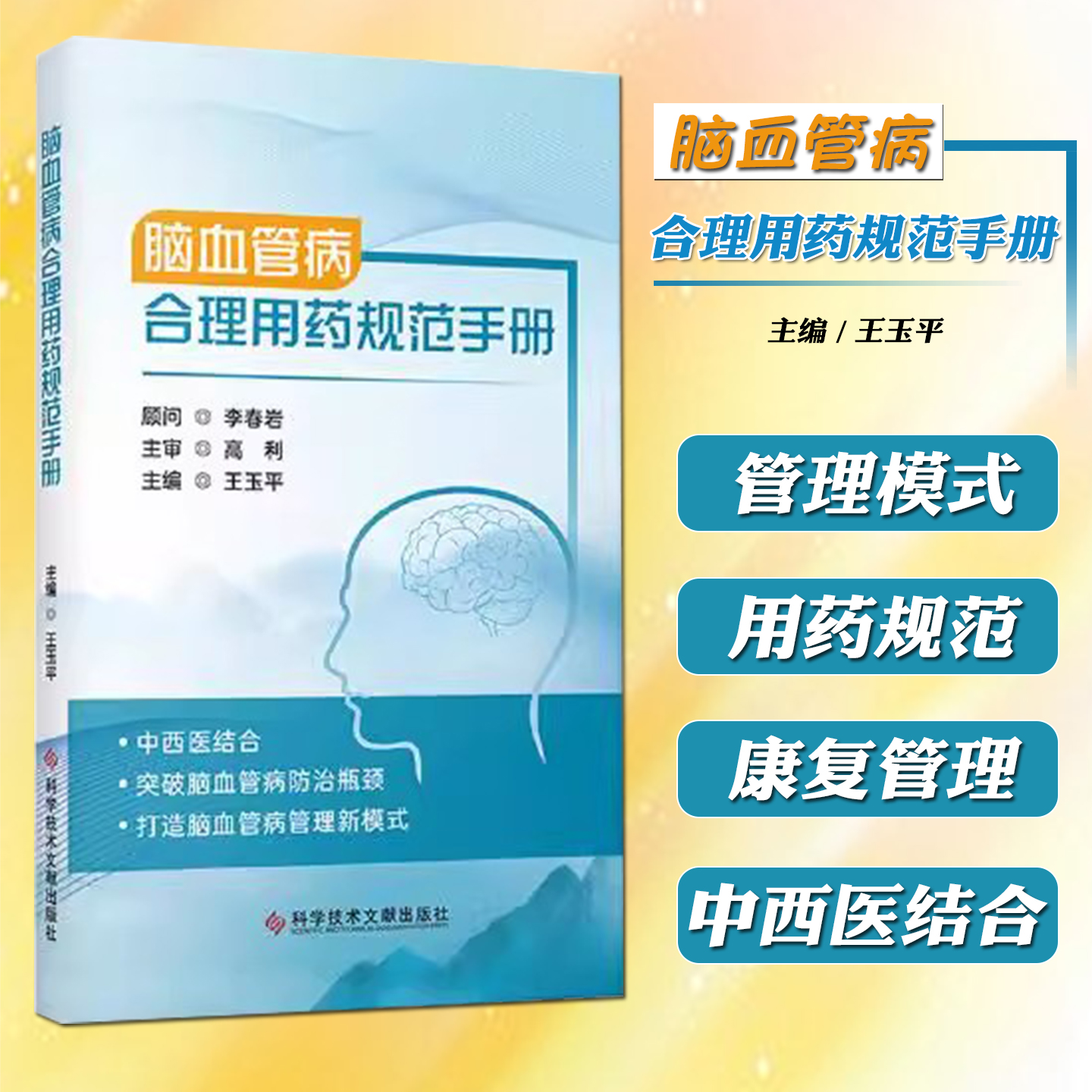 脑血管病合理出药规范于册 科学技术文献出版社9787523520994