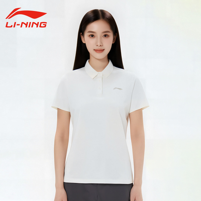 李宁polo衫女士t恤速干衣夏薄款