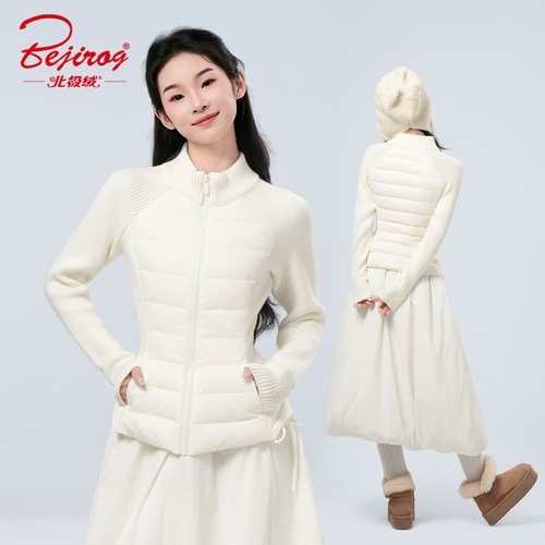 秋冬运动白鸭绒轻薄排骨羽绒服