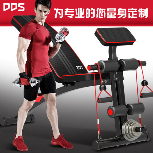 哑铃凳仰卧起坐辅助器多功能