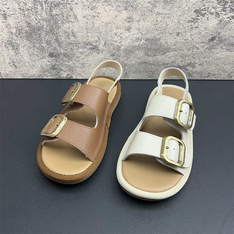 头层牛皮博肯复古凉鞋