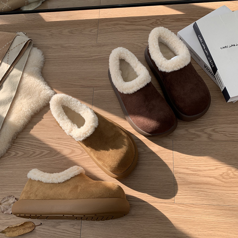 勃肯鞋女2025冬季新款加绒加厚保暖休闲复古百搭雪地靴女鞋m60