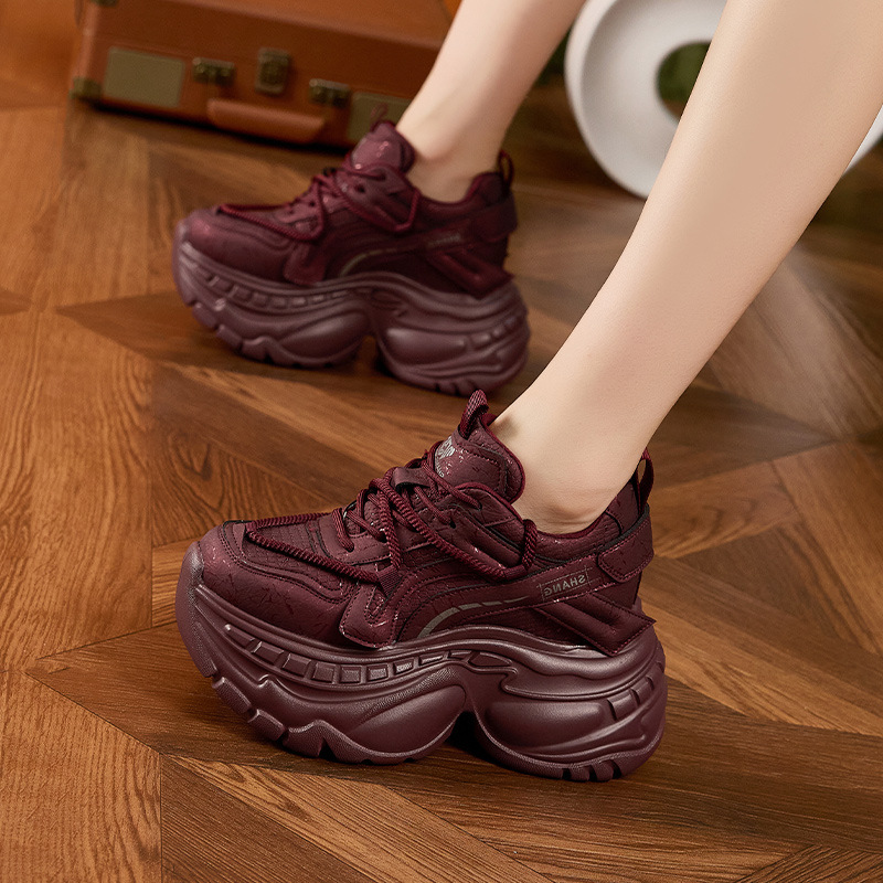 老爹鞋女款潮酷2025秋冬新款厚底百搭小个子内增高女鞋运动休闲鞋