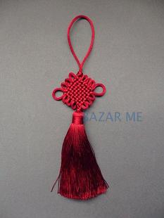 BAZAR ME 愿做一枚中国民间手工艺的传承者 中国结 绛红