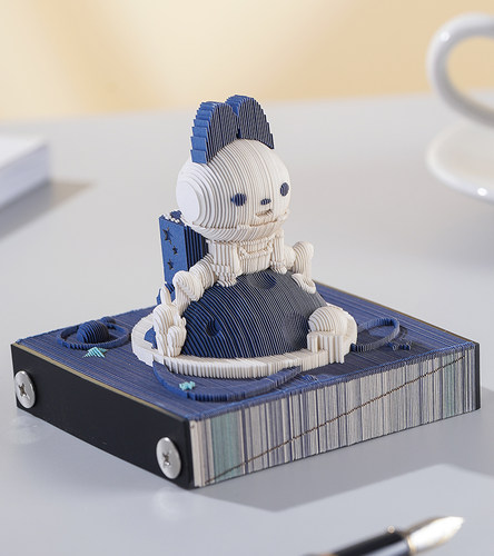3D立体便签卯兔筑梦原创高颜值