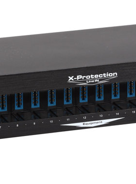 雷迅 ASP XP19P-16B 16路BNC 19英寸机架式视频监控类防雷器