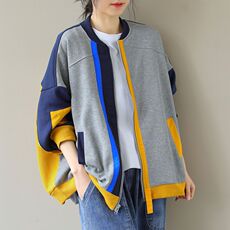 Короткая куртка 大码女装胖mm棒球服外套女春秋款百搭气质冬季宽松设计感小众上衣 OTHER