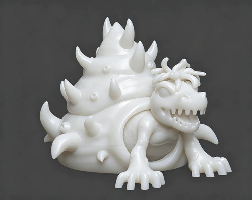 数码宝贝贝壳兽进化链3d打印白膜digimon潮玩GK手办