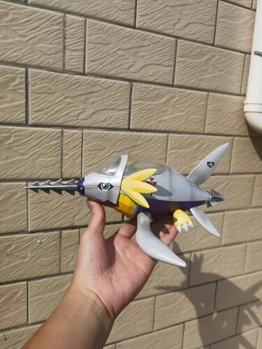 数码宝贝/潜鲨兽3d打印白膜digimon数码暴龙GK数码宝贝第二部