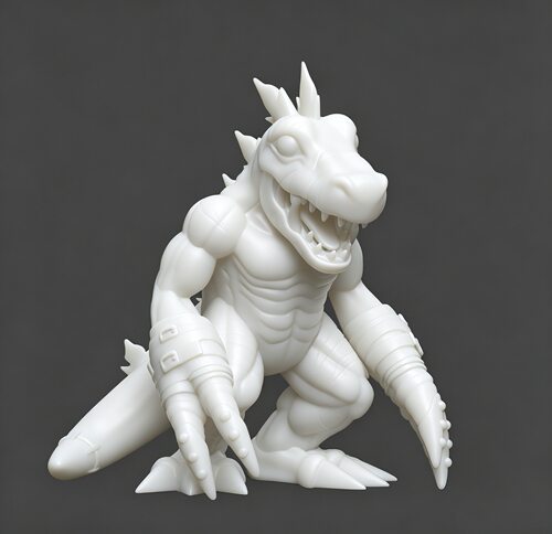 数码宝贝/黑暗巨龙兽3d打印白膜digimon数码暴龙GK手办DIY进化