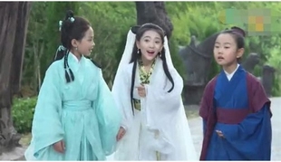 新白娘子传奇白素贞儿童演出服许仙法海 儿童版 新款 小戏骨白蛇传