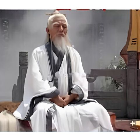 甜姿兔古装月老太白金星成人儿童汉服七夕神仙姜子牙表演服