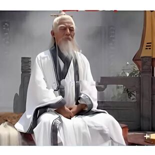 甜姿兔古装月老太白金星成人儿童汉服七夕神仙姜子牙表演服