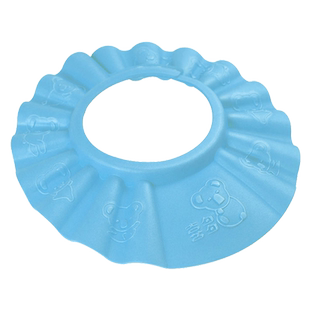 喜多宝宝洗头帽洗挡水护耳儿浴帽婴儿洗澡帽加大四档可调节