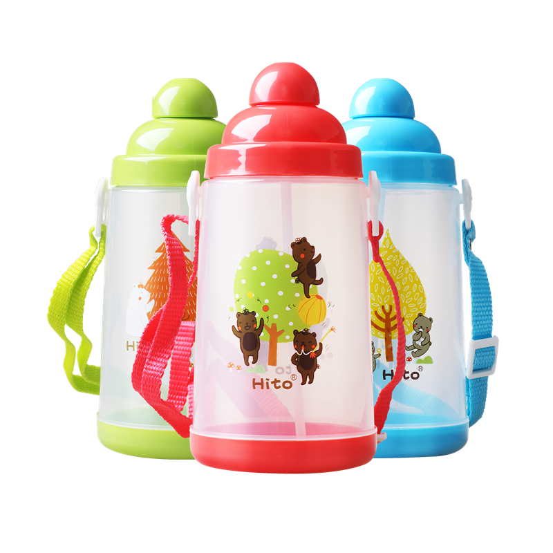 喜多儿童背带水壶水杯700ml
