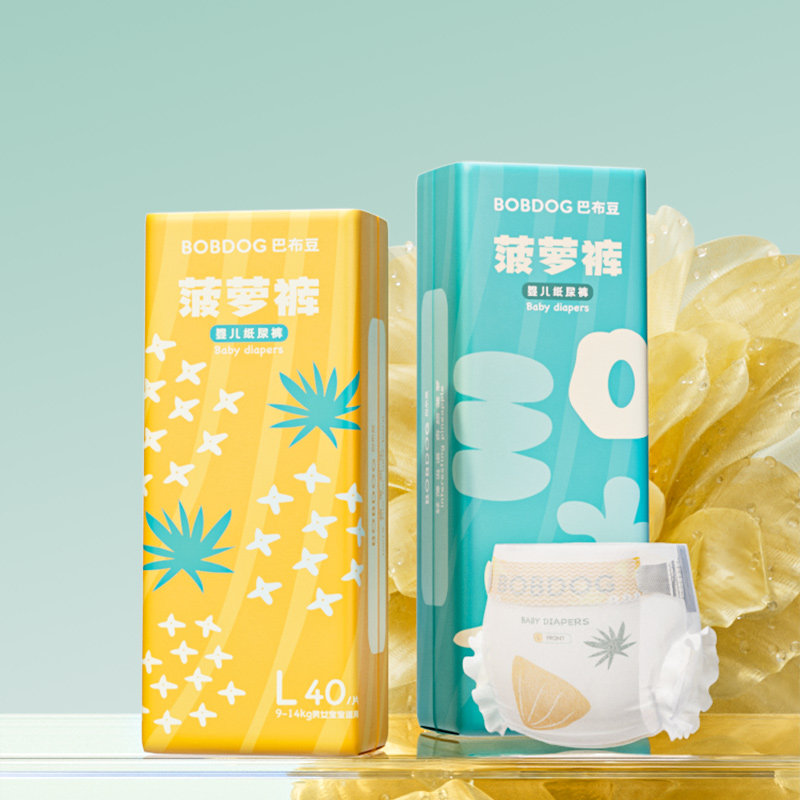 巴布豆纸尿裤婴儿菠萝裤