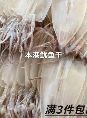 本港鱿鱼干500g去皮更好吃海产品干货特大鱿鱼干