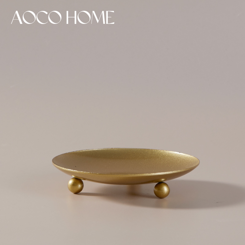 桌面首饰卧室家居摆件金属烛台