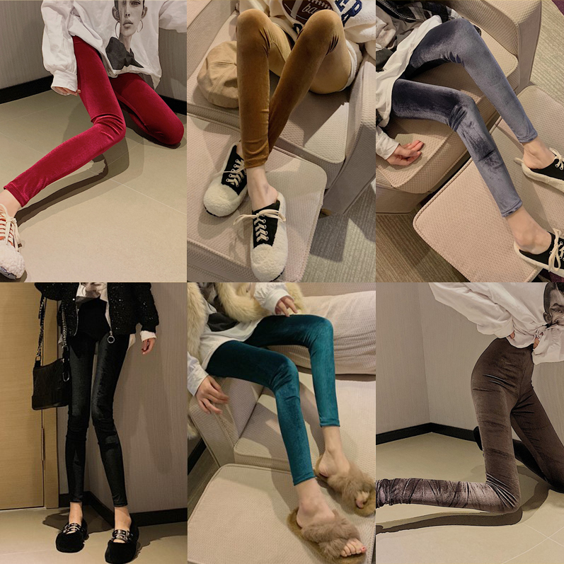 2018Çﶬпîchic·çË¿ÈÞÍâ´©´òµ×¿ã½ôÉí¿ã×Ó¸ßÑüС½Å¿ã¾Å·Ö¿ãÅ®×°