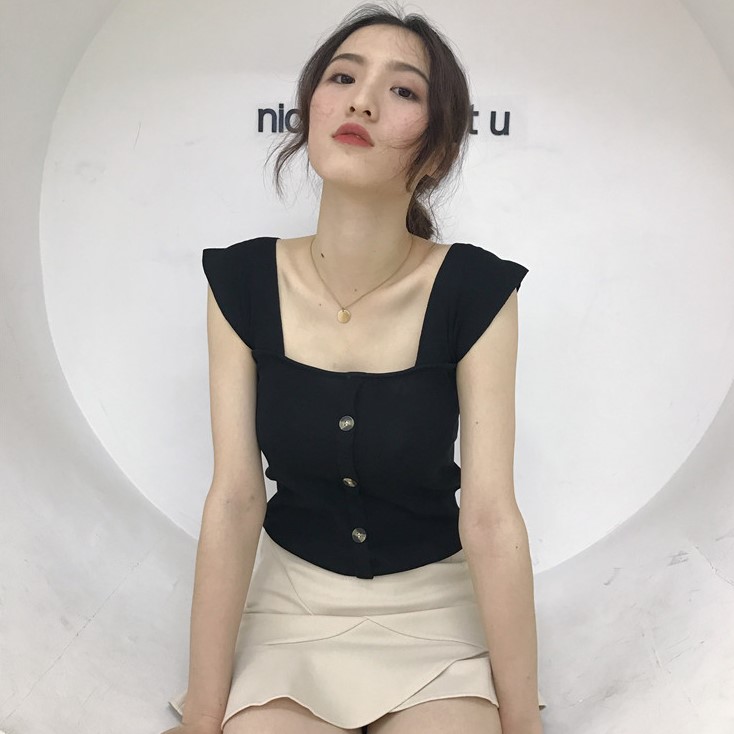 Ïļ¾Ð¿îÐԸк«°æµõ´øÉÏÒÂÐÞÉíÍâ´©ÎÞÐäС±³ÐÄ´¿É«¶Ì¿î´òµ×ÉÀÅ®×°