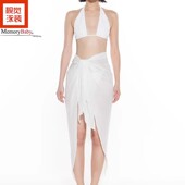 MEMORYBABY海边度假纱裙比基尼泳衣下半身遮挡罩衫 裙裹裙三角巾