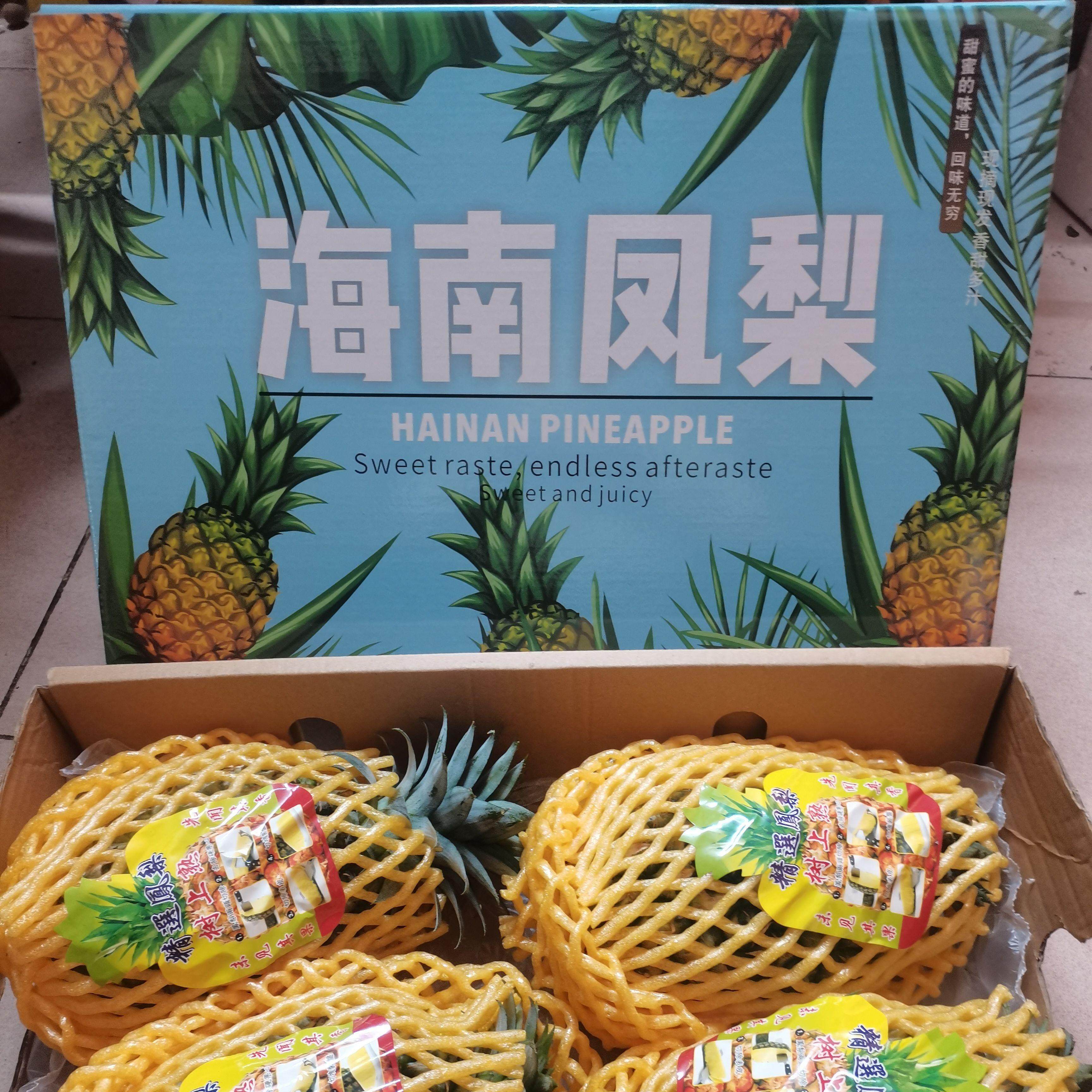 海南金钻凤梨新鲜9斤正宗菠萝整箱孕妇水果手撕风梨当季特产大果