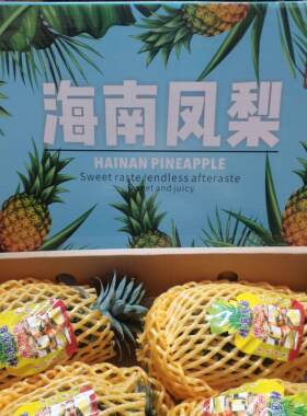 海南金钻凤梨新鲜9斤正宗菠萝整箱孕妇水果手撕风梨当季特产大果