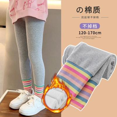 女童打底裤秋季薄款加绒冬款