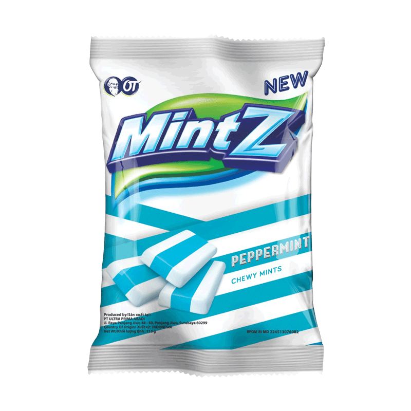 mintz/印尼进口薄荷软糖老式糖果