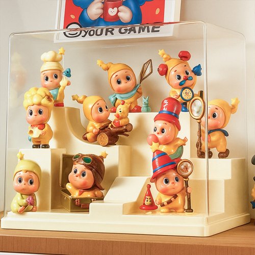 星星人亚克力透明盲盒展示架