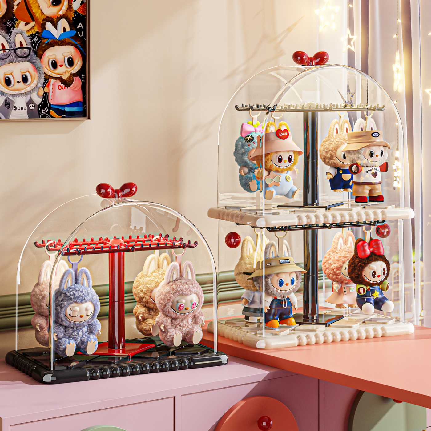 labubu毛绒公仔玩偶娃娃手办