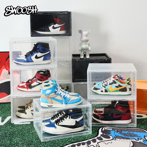 鞋盒收纳盒透明亚克力展示盒