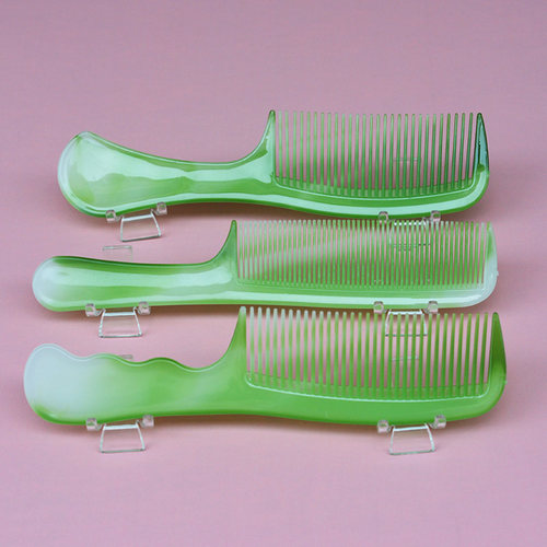 玉色牛筋梳子加厚折不断齿大号梳子防静电男女士用10件套随身