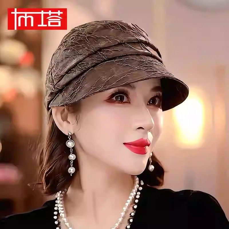 布塔桑蚕丝锦油绸鸭舌帽女士高级感显脸小帽子盆帽小香风帽子油丝,服饰配件/皮带/帽子/围巾,帽子,淘宝优惠券,粉丝福利购,淘宝优惠卷