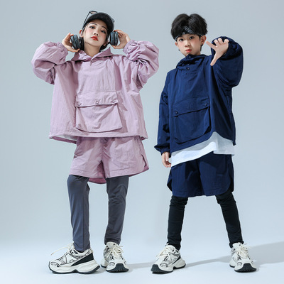 酷街舞演出服登山运动服套装儿童