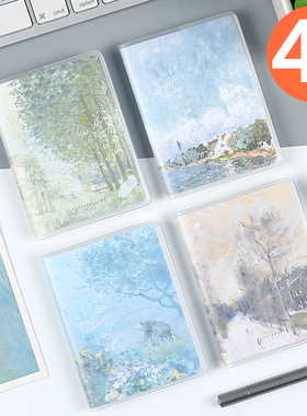 初品小号便携记事本随身迷你口袋胶套本A7小清新学生笔记本子文具