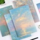 初品大号空白胶套本子创意唯美油画小清新B5笔记本子记事本绘图本