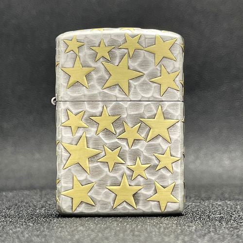 ZIPPO正品之宝打火机五星陨石坑