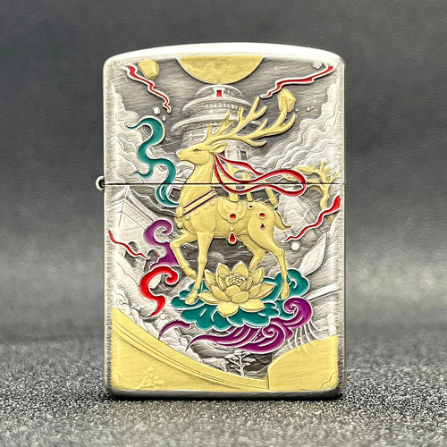 ZIPPO正品之宝打火机敦煌九色鹿