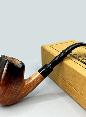 意大利CASTELLO烟斗 卡斯特罗烟斗ARISTOCRATICA贵族 渐变 大弯
