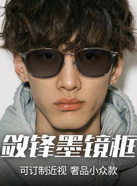 大脸专属复古太阳眼镜男士