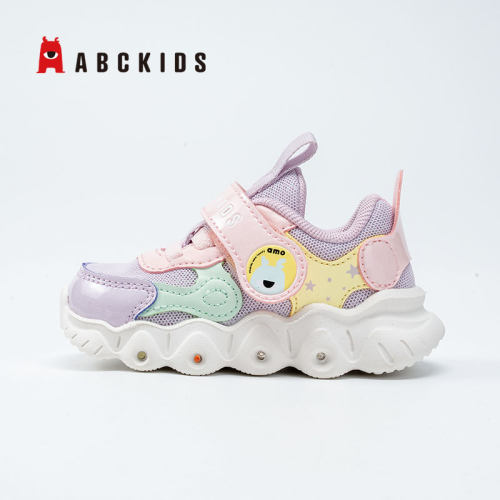 ABCKIDS男女同款小童宝宝秋季启步灯鞋透气舒适时尚百搭休闲鞋