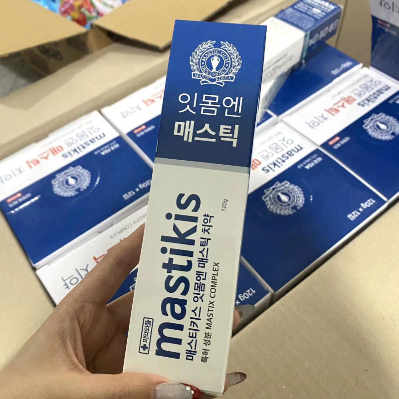 韩国本土正品mastikis麦斯特凯斯乳香牙膏清洁口腔口臭现货包邮
