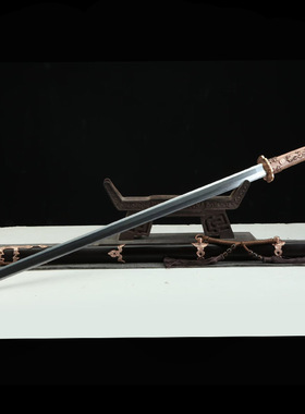 水龙八面唐剑手工锻打汉剑龙泉